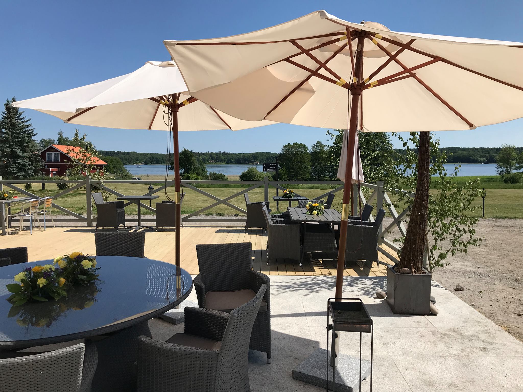 uteservering restaurang hotell skokloster