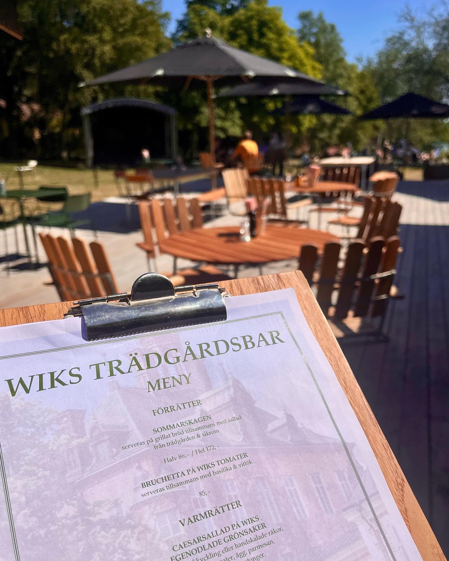 wiks trädgårdsbar
